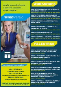 SENAC VAREJO - VAGAS LIMITADAS - CURSO TOTALMENTE GRATUITO.