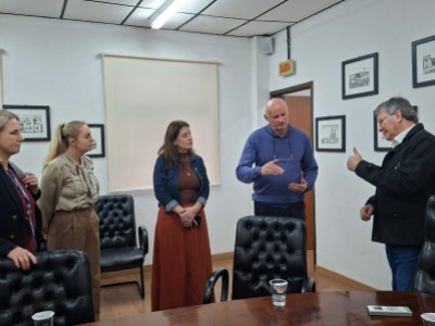 Projeto da nova Unidade do Senac em S�o Bento do Sul � apresentada ao prefeito.
